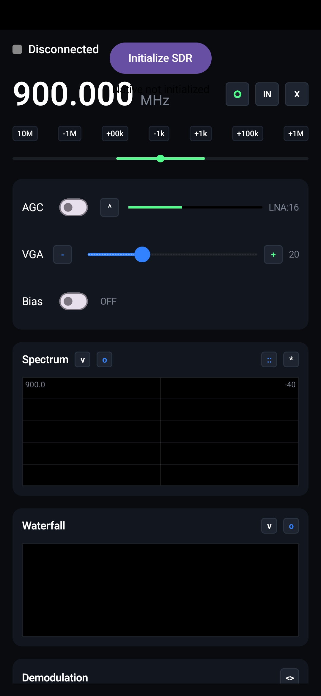 SpectrixRF Screenshot 1